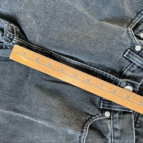 Vintage Tommy Hilfiger High Waist Faded Black Mom Jeans Size 25 Denim Retro - Picture 6 of 13